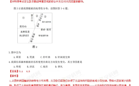 2013年高考地理试卷（山东）（解析卷）_地理历年高考真题_新&middot;PDF版2008-2025&middot;高考地理真题_地理（按年份分类）2008-2025_2013&middot;地理高考真题