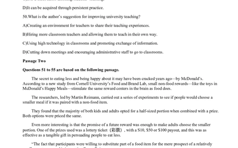 2016年12月四级真题（第三套)_英语四六级整合_英语四六级真题版本二此版为主此文件夹会持续更新_四级真题_1.四级真题+答案解析+听力音频(1989-2025)_2016年_2016年12月CET4_02、真题word版