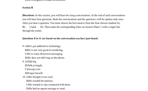 2016年6月大学英语四级第1套真题_英语四六级整合_英语四六级真题版本二此版为主此文件夹会持续更新_四级真题_1.四级真题+答案解析+听力音频(1989-2025)_2016年_2016年06月CET4_02、真题word版