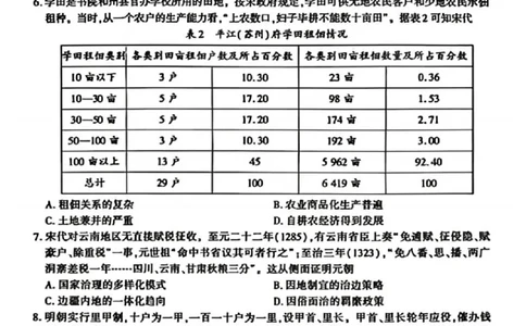 陕西省榆林市2026届高三年级检测训练历史(1)_2026年1月_260124陕西省榆林市2026届高三年级检测训练（榆林二模）