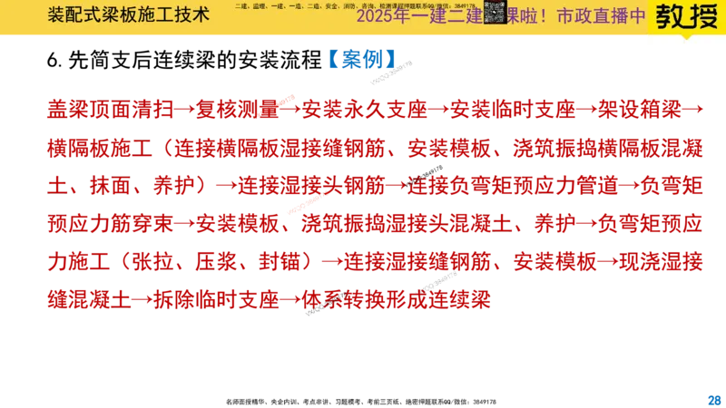 Removed_2025一建市政精讲22-装配式梁板_2026年一级建造师_2026年一建市政_2025年一建市政SVIP_02-基础精讲✿高端面授✿深度强化_30-市政《超级精讲班》文昊XJ_讲义