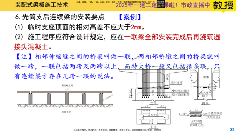 Removed_2025一建市政精讲22-装配式梁板_2026年一级建造师_2026年一建市政_2025年一建市政SVIP_02-基础精讲✿高端面授✿深度强化_30-市政《超级精讲班》文昊XJ_讲义
