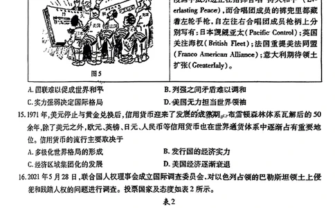 2024届东北三省三校高三下学期第四次联合模拟考试-历史(1)_2024年6月(1)_026月合集_2024届东北三省三校高三下学期第四次联合模拟考试全科