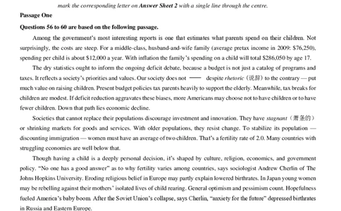 2013年12月六级考试真题（三）_英语四六级整合_英语四六级真题版本二此版为主此文件夹会持续更新_六级真题_1.六级真题+答案解析+听力音频_2013年12月CET6_01、真题PDF版（推荐打印）❤