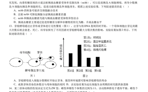 湖北生物-试题-p_近10年高考真题汇编（必刷）_2024年高考真题_高考真题（截止6.29）_湖北卷副科（6科全）