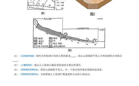 专题13人类与地理环境的协调发展-学易金卷：2023年高考真题和模拟题地理分项汇编（原卷卷）_近10年高考真题汇编（必刷）_十年（2014-2024）高考地理真题分项汇编（全国通用）
