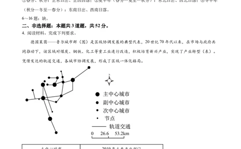 2024年河北省高考地理真题（解析版）_高考真题全网收集_地理_2024年新高考河北卷地理高考真题解析（参考版）