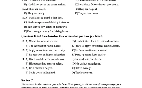 2019.06四级真题（第1套）_英语四六级整合_英语四六级真题版本二此版为主此文件夹会持续更新_四级真题_1.四级真题+答案解析+听力音频(1989-2025)_12014-2022年(真题-解析-听力=已完结)