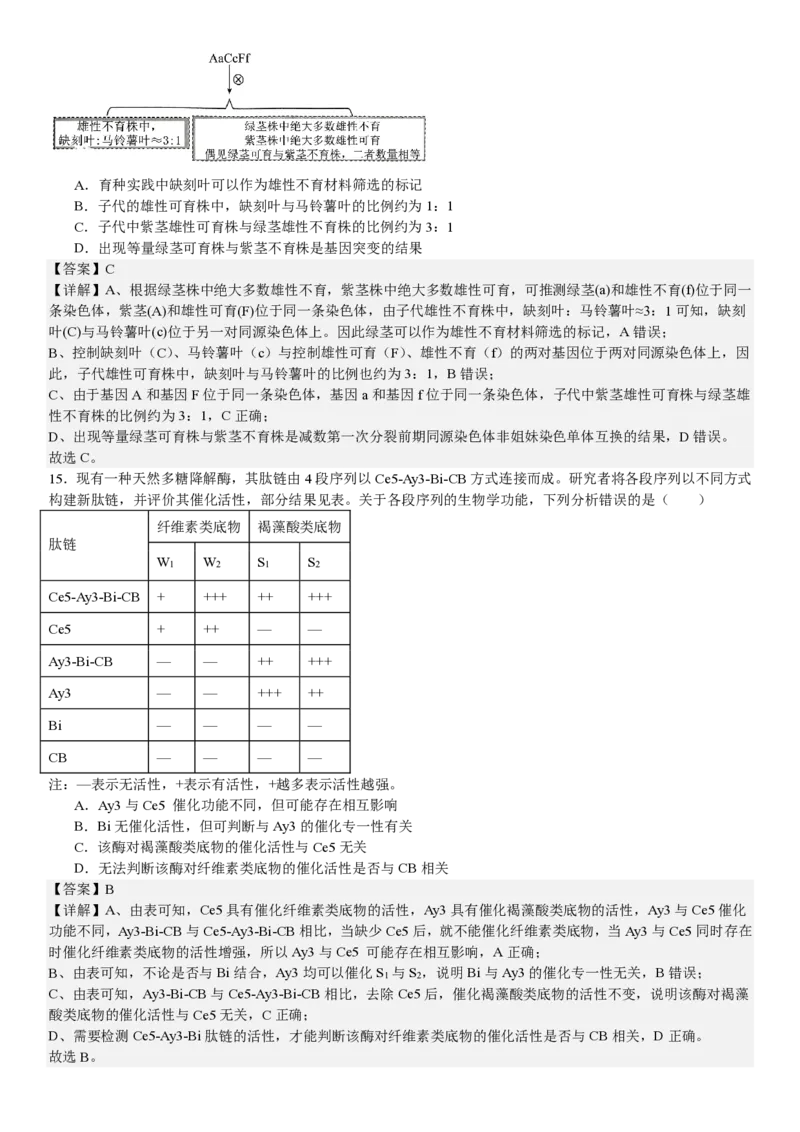 广东生物-答案-p_近10年高考真题汇编（必刷）_2024年高考真题_高考真题（截止6.29）_其他地方卷（目前搜集不完整）_广东卷（物、生、地）