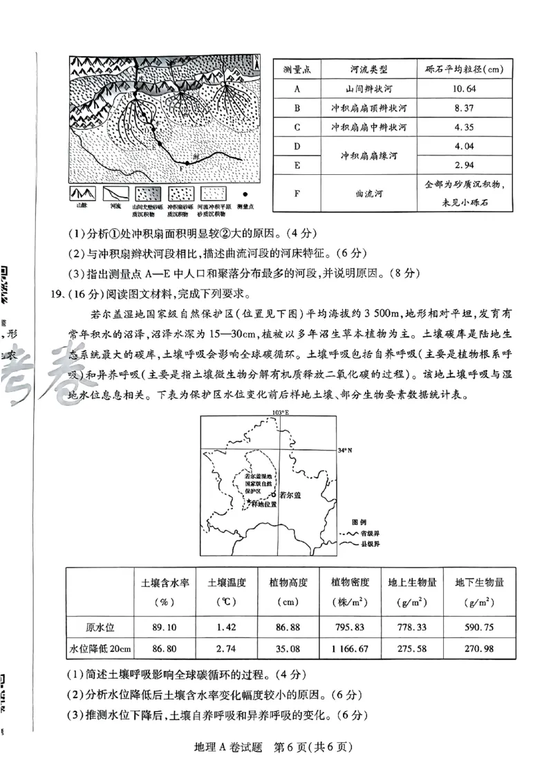 地理AB卷_2024高考押题卷_12024天星全系列_@@@天星临考押题密卷汇总重复_2024年tx高考临考押题密卷安徽专版_试卷