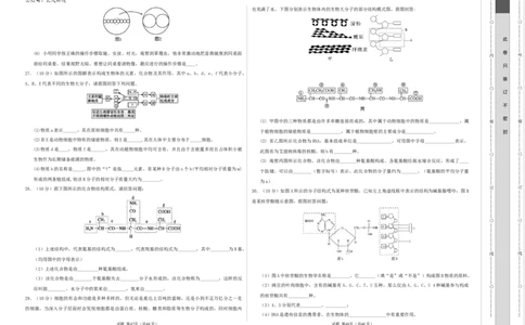 高一生物第一次月考卷（考试版A3）测试范围：第1-2章（人教版2019）_1多考区联考试卷_0924黄金卷：2024-2025学年高一上学期第一次月考9科word解析版含答题卡（天津专用）