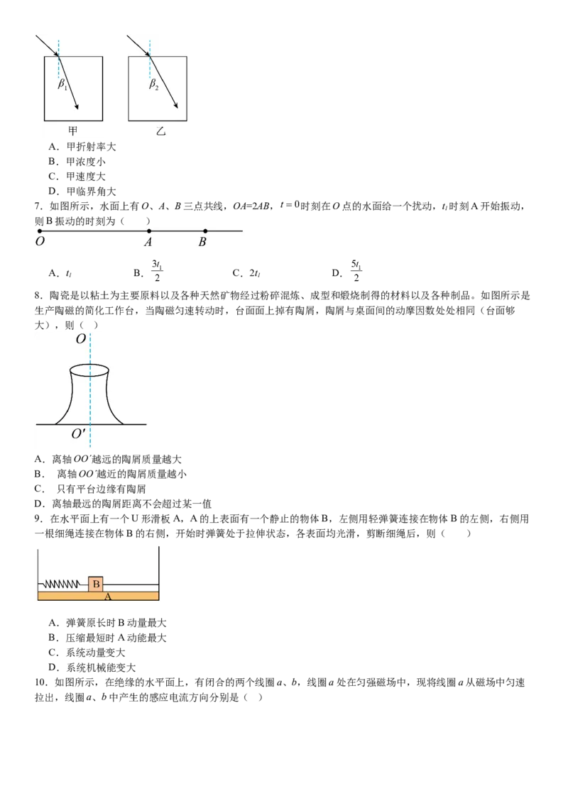 江苏物理-试题-p_近10年高考真题汇编（必刷）_2024年高考真题_高考真题（截止6.29）_其他地方卷（目前搜集不完整）_江苏卷（物、化）