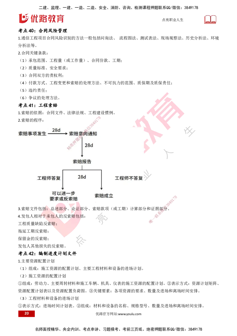 25一建《通信实务》预测金点打印版_2026年一级建造师_2026年一建通信_2025年一建通信SVIP_04-冲刺串讲✿考点强化✿小灶集训_18-通信《黄金预测金点》冯老师YL