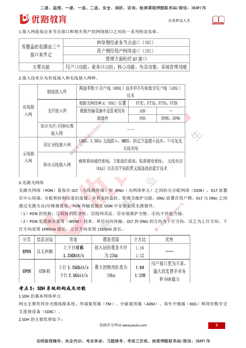 25一建《通信实务》预测金点打印版_2026年一级建造师_2026年一建通信_2025年一建通信SVIP_04-冲刺串讲✿考点强化✿小灶集训_18-通信《黄金预测金点》冯老师YL