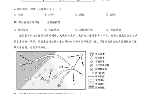 精品解析：2024年浙江省高考地理真题（6月）（原卷版）_高考真题全网收集_地理_2024年新高考6月浙江卷地理高考真题解析（参考版）