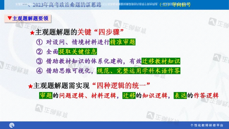 政治--苏州市教科院---孙杰《高考政治备考新思路》2.23_2024高考押题卷_152024其他平台全系列_资料2024版（名校︱机构）备考押题资料_2024《高考考前预测分析》_新高考