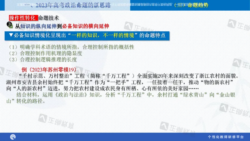 政治--苏州市教科院---孙杰《高考政治备考新思路》2.23_2024高考押题卷_152024其他平台全系列_资料2024版（名校︱机构）备考押题资料_2024《高考考前预测分析》_新高考