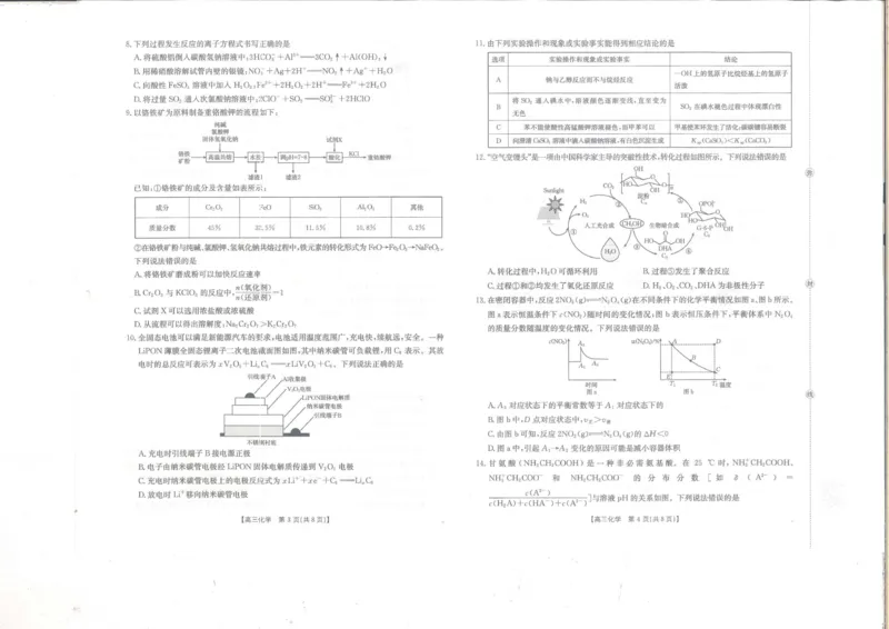 贵州省部分学校2025-2026学年高三上学期9月联考化学试题_2025年10月_251002贵州省金太阳2025-2026学年高三上学期9月联考（全科）