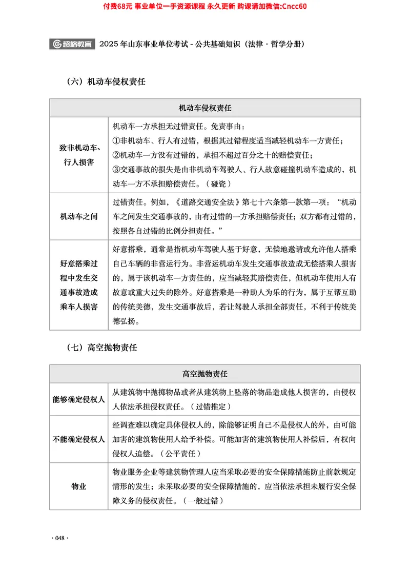 2025年山东事业单位考试-公共基础知识（法律&middot;哲学分册）_2026考公资料_（05）超格_行测申论2025超格合集(行测&申论&政治理论)_1.公基（璐璐）_讲义