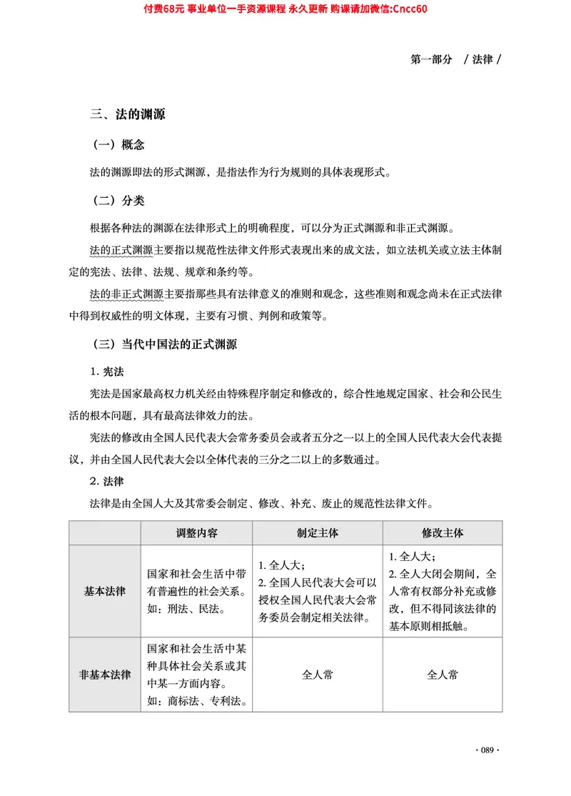 2025年山东事业单位考试-公共基础知识（法律&middot;哲学分册）_2026考公资料_（05）超格_行测申论2025超格合集(行测&申论&政治理论)_1.公基（璐璐）_讲义