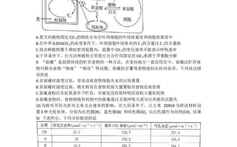 安徽省皖南八校2024届高三上学期第一次大联考生物(1)_2023年10月_0210月合集_2024届安徽省皖南八校高三上学期第一次大联考_安徽省皖南八校2024届高三上学期第一次大联考生物
