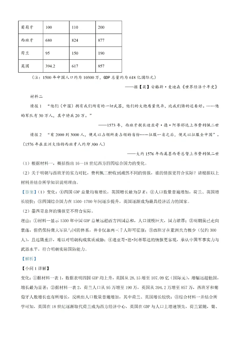 历史答案-汕头市2025-2026学年度普通高中毕业班教学质量监测(1)_2026年1月_260120汕头市2025-2026学年度普通高中毕业班教学质量监测（全科）