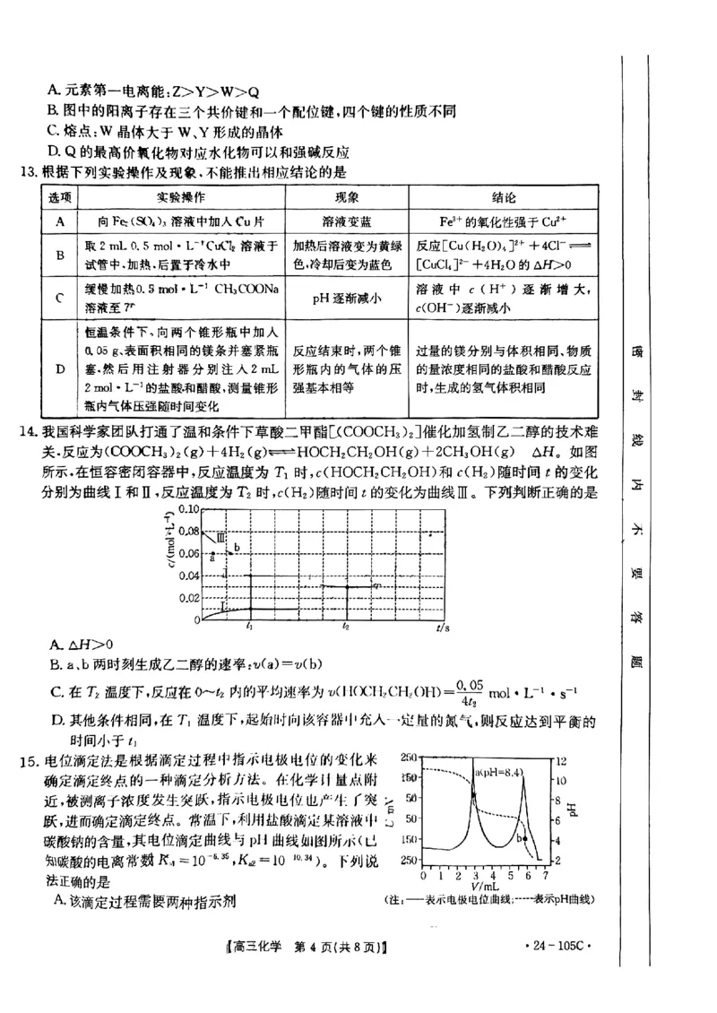 扫描件_化学(1)(1)_2023年10月_0210月合集_2024届广东省湛江市普通高中毕业班调研测试金太阳（24-105C）_广东省2024届湛江市普通高中毕业班调研测试金太阳（24-105C）化学