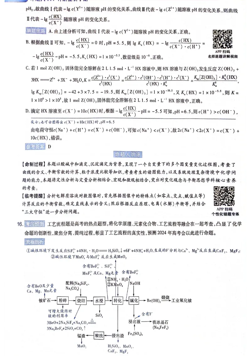天星押题卷化学AB卷答案_2024高考押题卷_12024天星全系列_@@@天星临考押题密卷汇总重复_2024年tx高考临考押题密卷黑龙江专版_答案