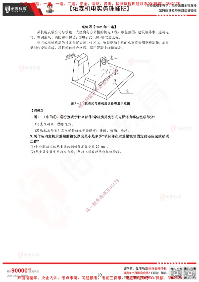 4月9日佑森机电实务珠峰班VIP作业答案_2026年一级建造师_2026年一建机电_2025年一建机电SVIP_02-基础精讲✿高端面授✿深度强化_34-机电《珠峰直播班》丁雷YS推荐