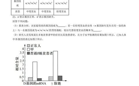 专题10变异与育种-2024年高考真题和模拟题生物分类汇编(学生卷）_近10年高考真题汇编（必刷）_十年（2014-2024）高考生物真题分项汇编（全国通用）