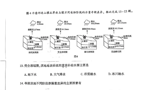 地理-湖北省荆州2026届高三年级元月质量检测(荆州宜昌荆门元调)(1)_2026年1月_260118湖北省荆州2026届高三年级元月质量检测(荆州宜昌荆门元调）（全科）
