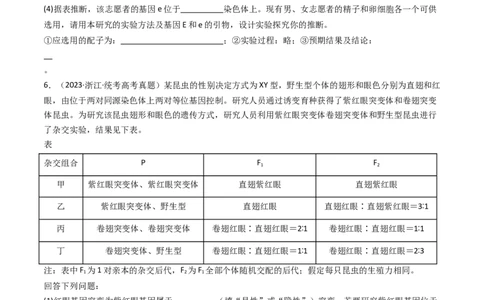 专题12基因的自由组合定律（原卷卷）_近10年高考真题汇编（必刷）_十年（2014-2024）高考生物真题分项汇编（全国通用）_十年（2014-2023）高考生物真题分项汇编（全国通用）