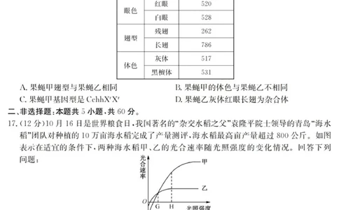 广东六校高三上(9月联考)-生物试题+答案(1)_2023年9月_029月合集_2024届广东省六校（清中、河中、北中、惠中、阳中、茂中）高三9月联考