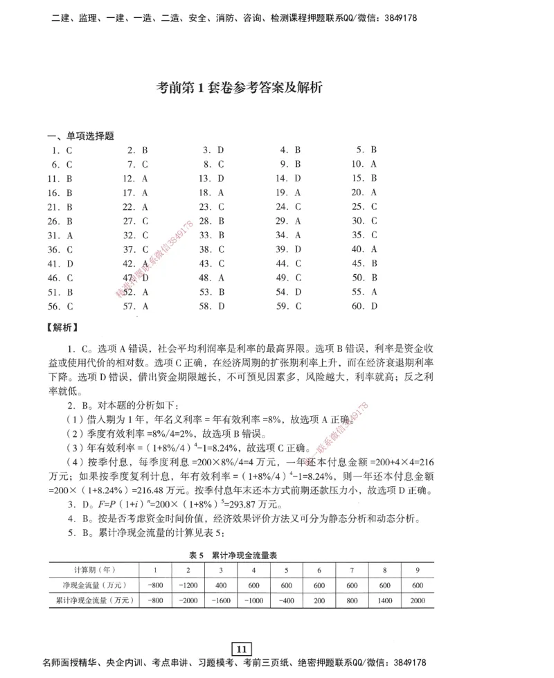 JGS-经济-考前3套卷_2026年一级建造师_2026年一建经济_2025年一建经济SVIP_05-考前密训✿央企特训✿机构普押_06-经济《考前三套卷》JGS