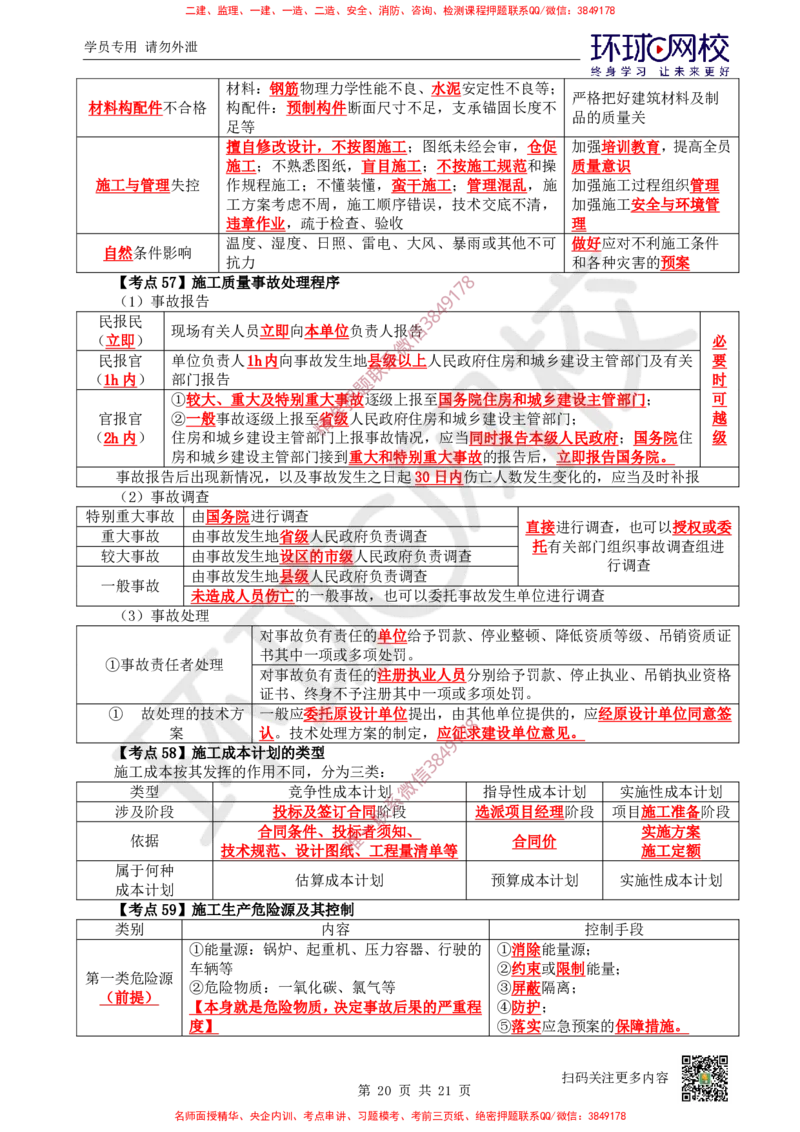 2026环球网校二级建造师《建设工程施工管理》考点速记手册_2026二建全科_2026二级建造师（持续更新）看这里_2026二建管理SVIP_01-精华文档✿电子教材✿历年真题