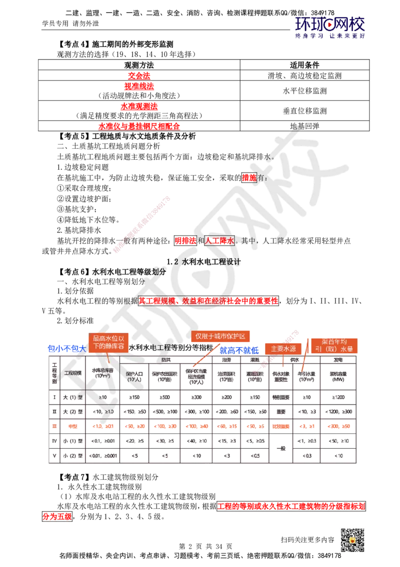 HQ-水利-考点速记手册_2026年一级建造师_2026年一建水利_2025年一建水利SVIP_01-精华文档✿电子教材✿历年真题_45-水利《速记手册+知识点+考点清单+闪记宝典+总结资料》HQ