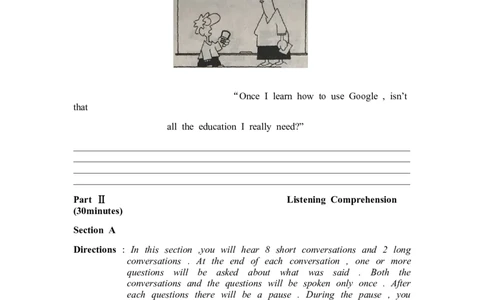 2013年12月大学英语四级考试真题(第1套)_英语四六级整合_英语四六级真题版本二此版为主此文件夹会持续更新_四级真题_1.四级真题+答案解析+听力音频(1989-2025)_2013年12月CET4_真题Word版