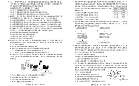 扫描件_生物试卷_2023年8月_01每日更新_29号_2024届河南省高三上学期8月起点开学考试_河南省2024届高三上学期8月起点开学考试生物