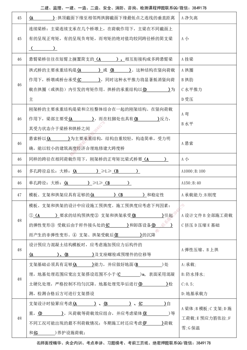LCF-市政-考点默写本-吕从发_2026年一级建造师_2026年一建市政_2025年一建市政SVIP_01-精华文档✿电子教材✿历年真题_84-市政《默写本+案例问答+选择题》LCF