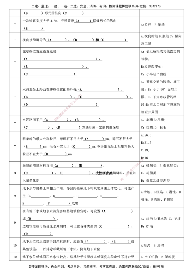 LCF-市政-考点默写本-吕从发_2026年一级建造师_2026年一建市政_2025年一建市政SVIP_01-精华文档✿电子教材✿历年真题_84-市政《默写本+案例问答+选择题》LCF