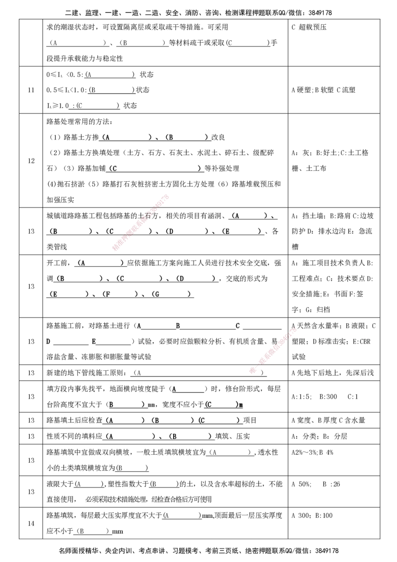 LCF-市政-考点默写本-吕从发_2026年一级建造师_2026年一建市政_2025年一建市政SVIP_01-精华文档✿电子教材✿历年真题_84-市政《默写本+案例问答+选择题》LCF