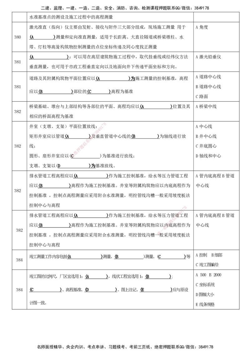 LCF-市政-考点默写本-吕从发_2026年一级建造师_2026年一建市政_2025年一建市政SVIP_01-精华文档✿电子教材✿历年真题_84-市政《默写本+案例问答+选择题》LCF
