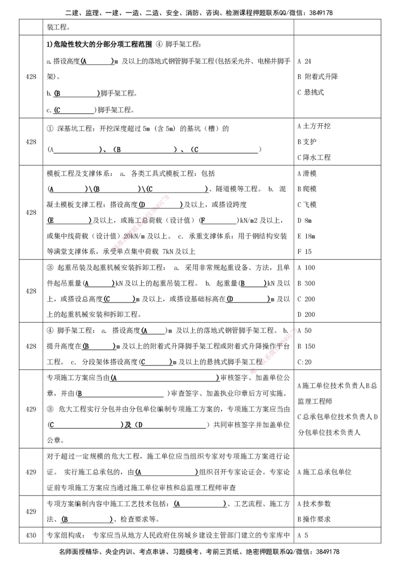 LCF-市政-考点默写本-吕从发_2026年一级建造师_2026年一建市政_2025年一建市政SVIP_01-精华文档✿电子教材✿历年真题_84-市政《默写本+案例问答+选择题》LCF