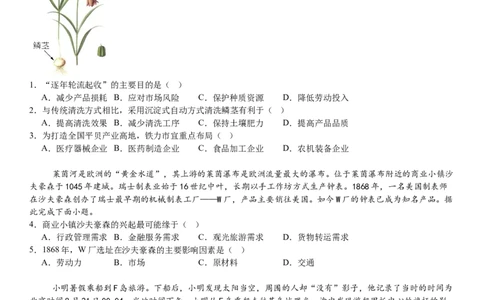 山东地理-试题-p_近10年高考真题汇编（必刷）_2024年高考真题_高考真题（截止6.29）_山东卷副科（6科全）