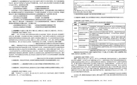 广西柳州市2023-2024学年高三9月摸底考试历史(1)_2023年9月_029月合集_2024届广西柳州市高三9月摸底考试（全科）