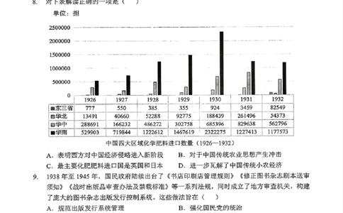 湖北省2026届高三上学期元月调考历史(1)_2026年1月_260116湖北省2026届高三上学期元月调考（全科）