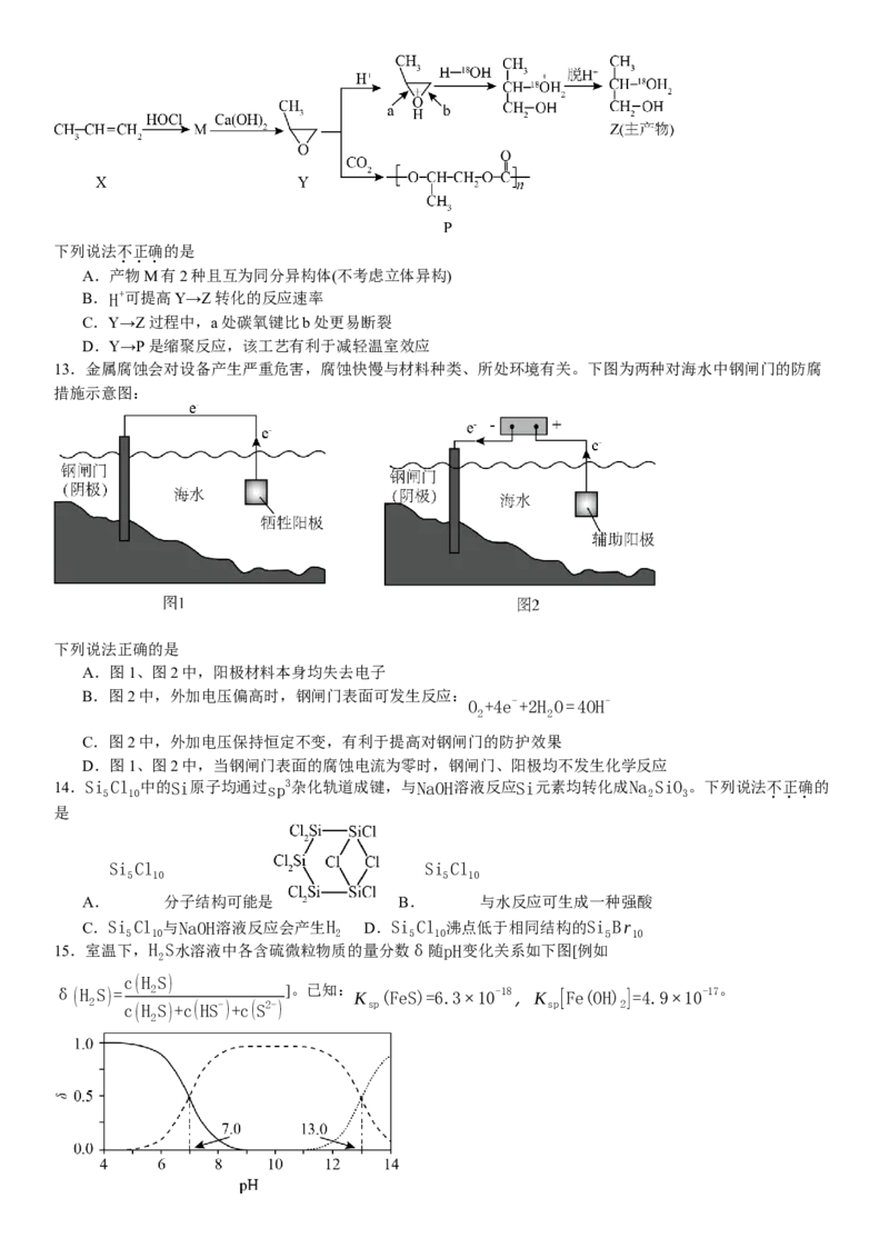 浙江化学-6月-试题-p_近10年高考真题汇编（必刷）_2024年高考真题_高考真题（截止6.29）_其他地方卷（目前搜集不完整）_浙江卷（1月全，6月化、通用技术、信息技术）