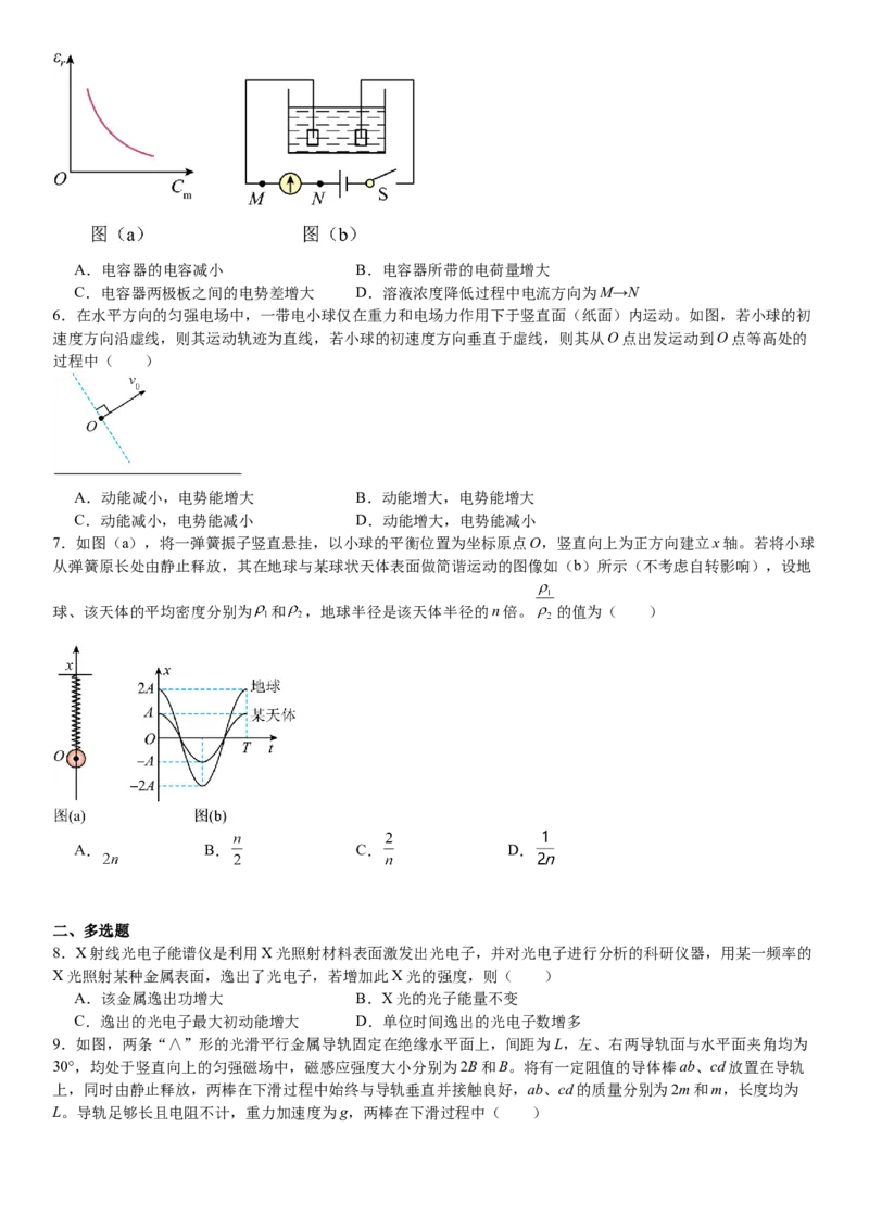 辽宁物理-试题-p_近10年高考真题汇编（必刷）_2024年高考真题_高考真题（截止6.29）_辽宁卷副科（黑龙江、辽宁、吉林）（6科全）