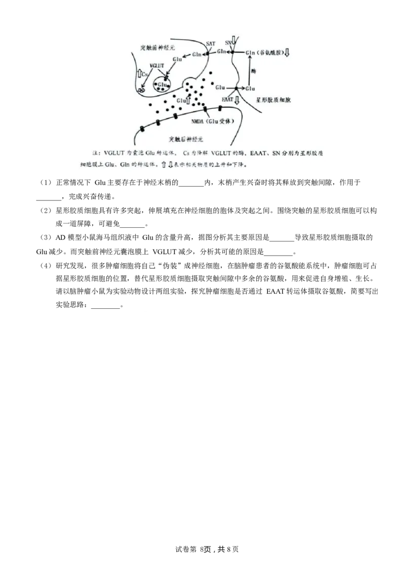 山东省枣庄市第三中学2024届高三上学期10月月考生物(1)_2023年10月_01每日更新_23号_2024届山东省枣庄市第三中学高三上学期10月月考