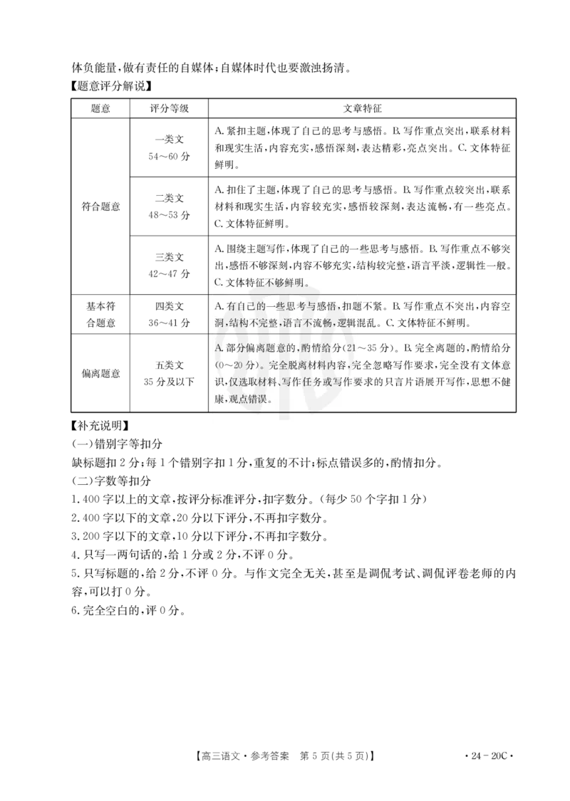 4_语文20C答案_2023年9月_01每日更新_6号_2024届贵州省金太阳9月高三联考（20C）_贵州省2024届金太阳9月高三联考（20C）语文
